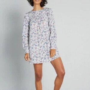 ModCloth Retro Prairie Doll Floral Mini Dress